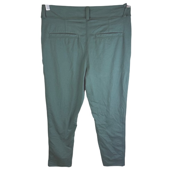 Frank & Eileen Murphy Billion Dollar Pants Size Large Evergreen Trousers Pockets - Picture 6 of 10